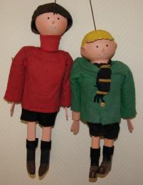 Quick & Flupke marionettes