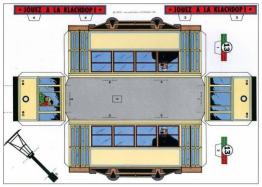 Tram cutout with Quick & Flupke