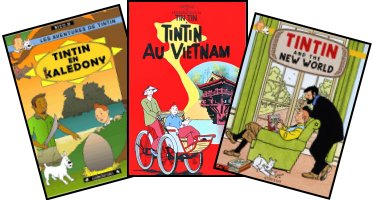 3 parody Tintin covers