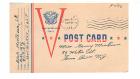 V mail post card