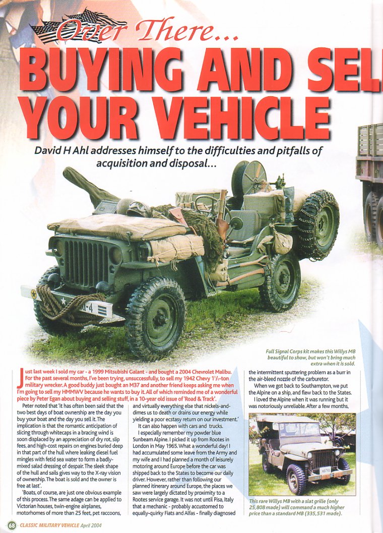 Classic Military Vehicle, Issue #35