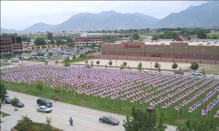 3031 Flags aerial